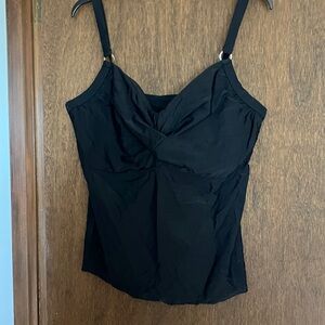 Merona Black Women's Swim Tankini Top